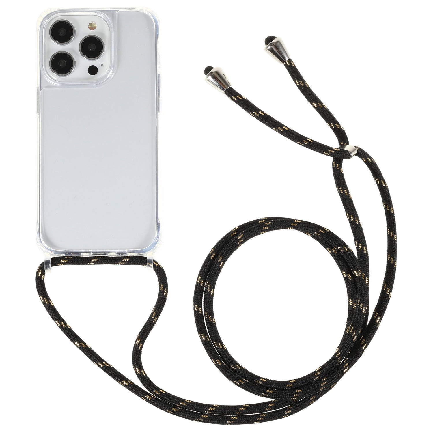 Clear Phone Cover for iPhone 14 Pro Max TPU Acrylic Anti-drop Phone Case with Lanyard Clear Phone Cover for iPhone 14 Pro Max TPU Acrylic Anti-drop Phone Case with Lanyard